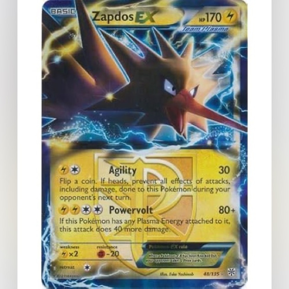 Zapdos EX Pokémon Card